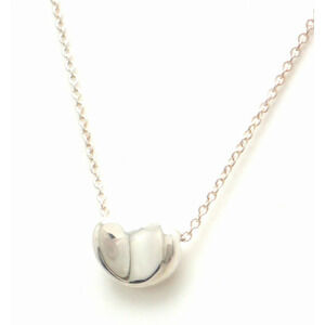 TIFFANYCo Tiffany Elsa Peretti Bean Pendant Necklace Beans Silver